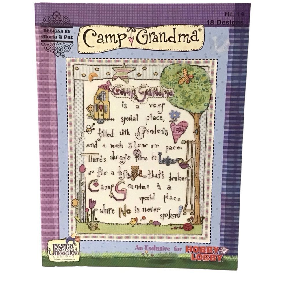 Camp Grandma Cross Stitch Booklet‎